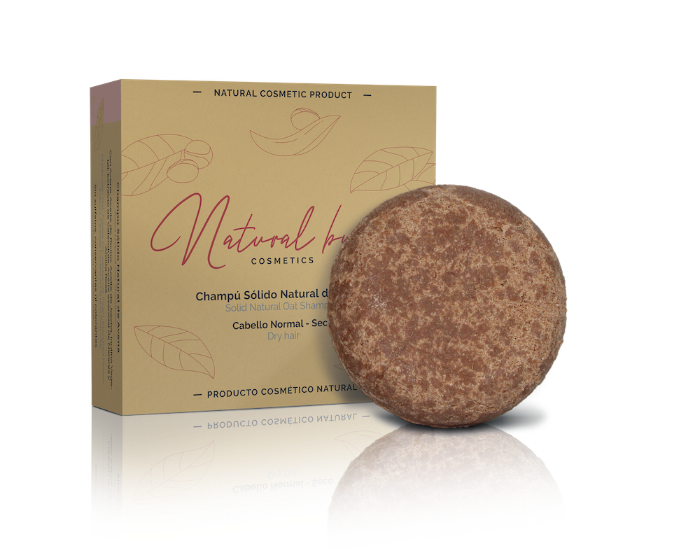 Champú Sólido Natural cabello seco  Natural by me