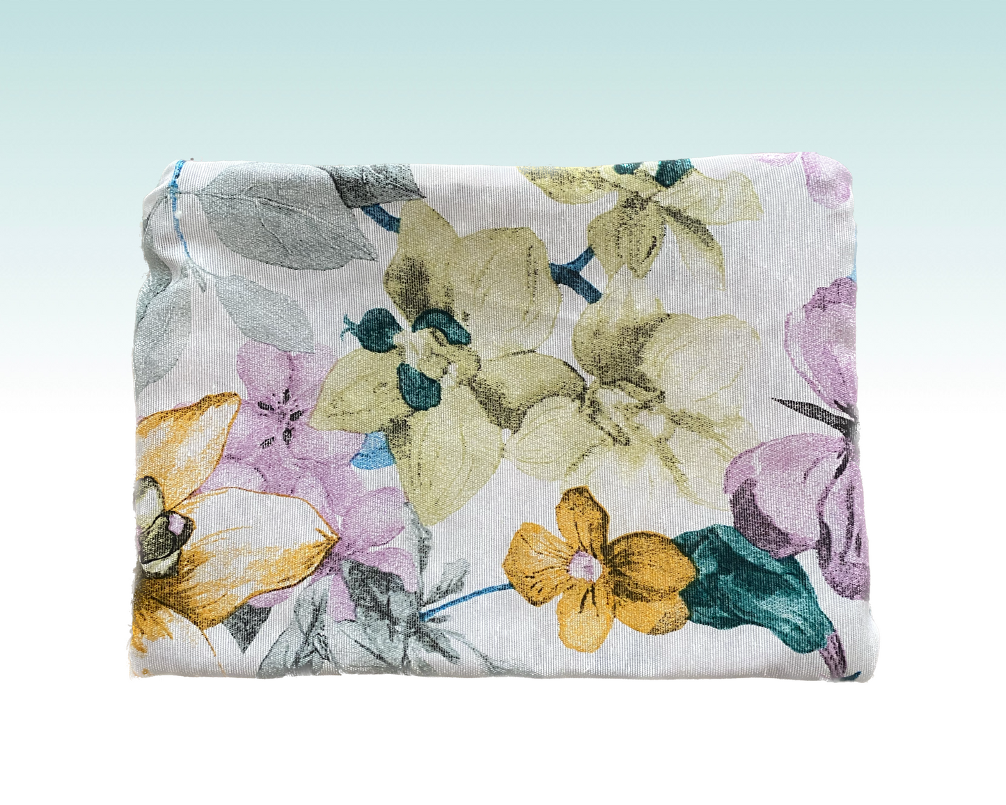 Neceser Clutch Loneta estampados florales