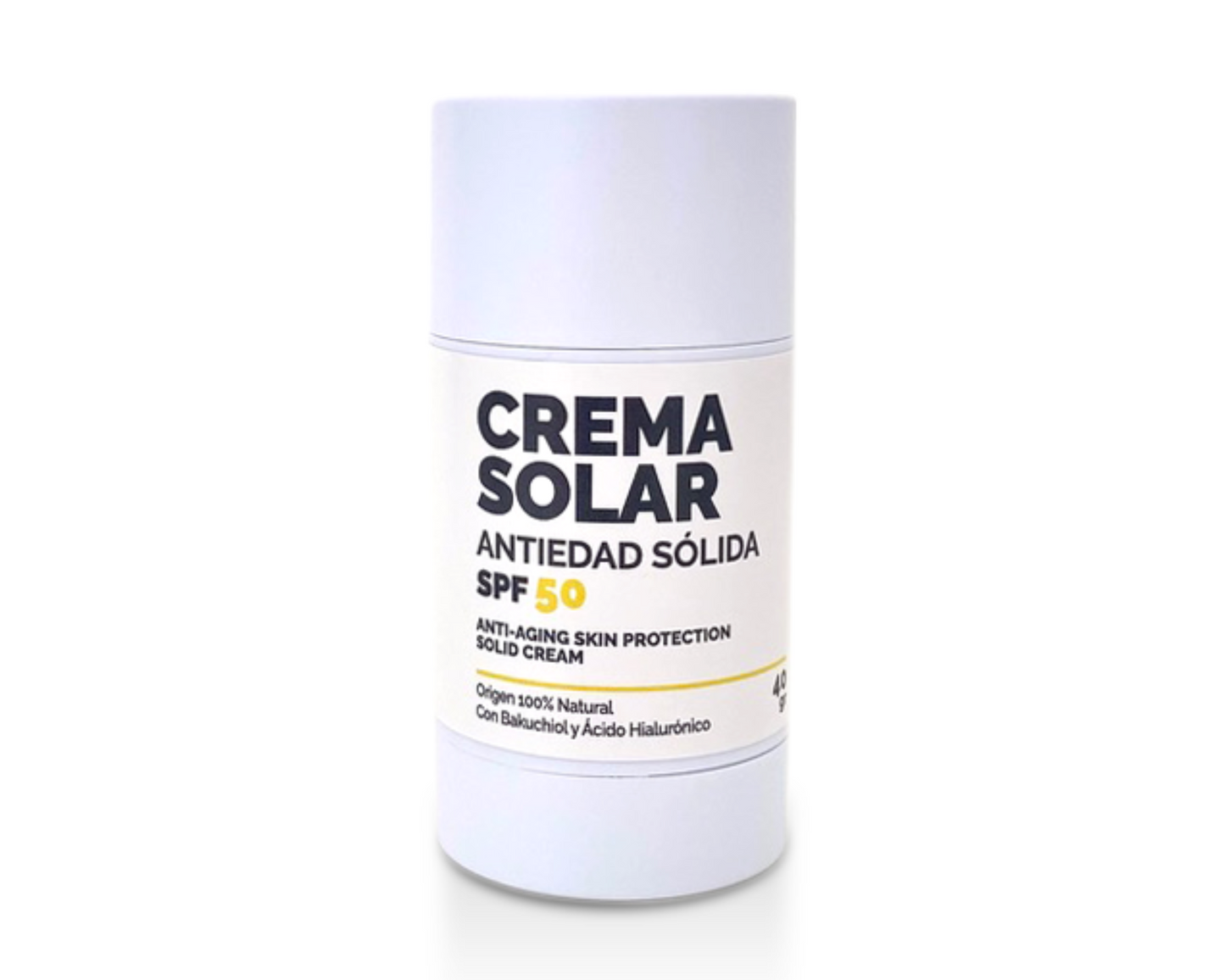 Crema Solar Antiedad Natural Sólida SPF50