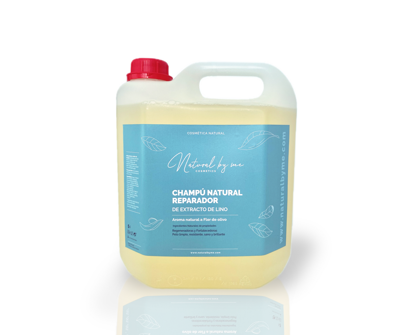 Champú Natural Reparador con Extracto de Lino 5L