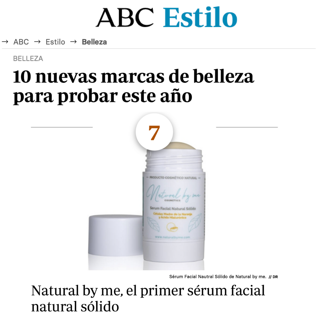 Sérum Facial Natural Sólido