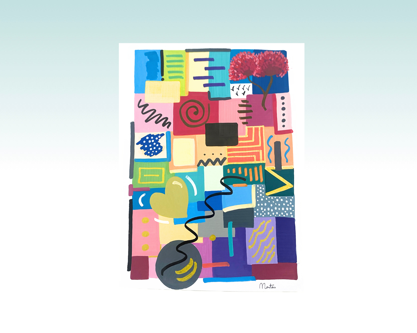 Lámina A4 "Latidos"