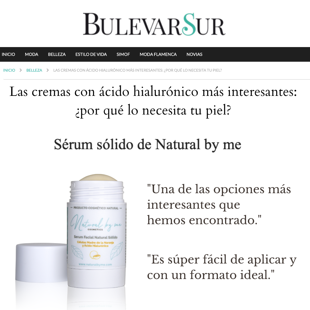 Sérum Facial Natural Sólido