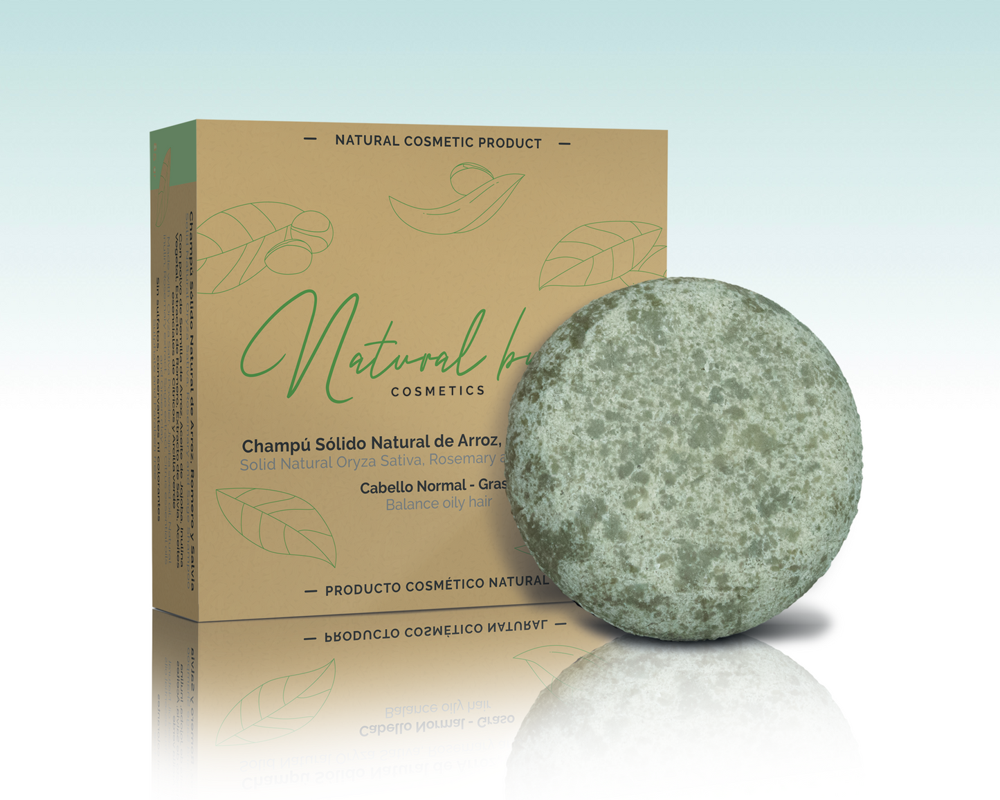 Champú Sólido Natural Cabello Graso Natural by me