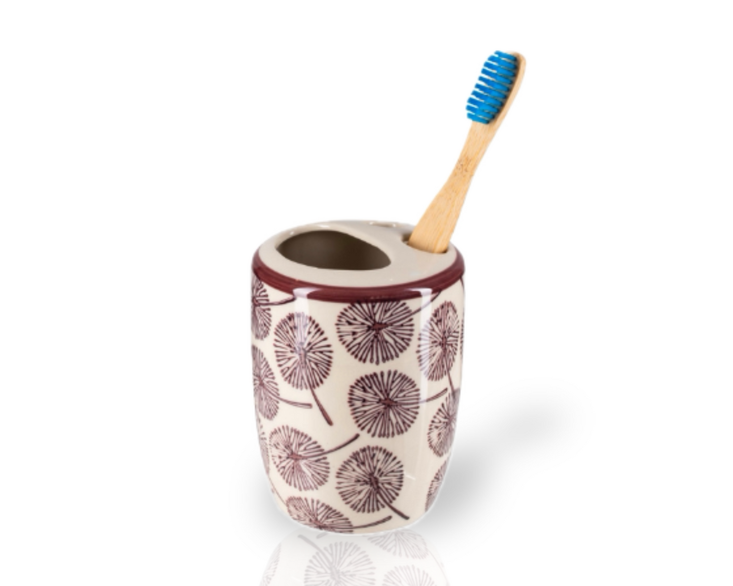 Vaso para Cepillo de Dientes modelo FLORAL
