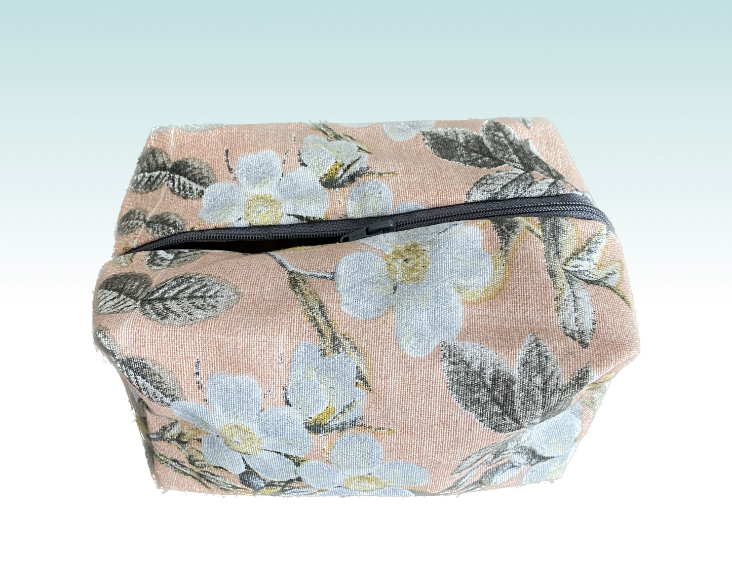 Neceser Loneta estampado floral rosa