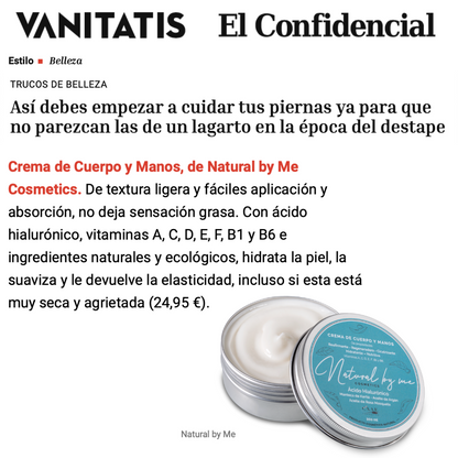 Crema de Cuerpo para una piel tersa, nutrida y espectacular
