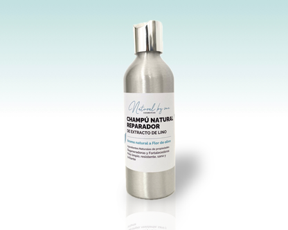Champú Natural Reparador con Extracto de Lino 200ml