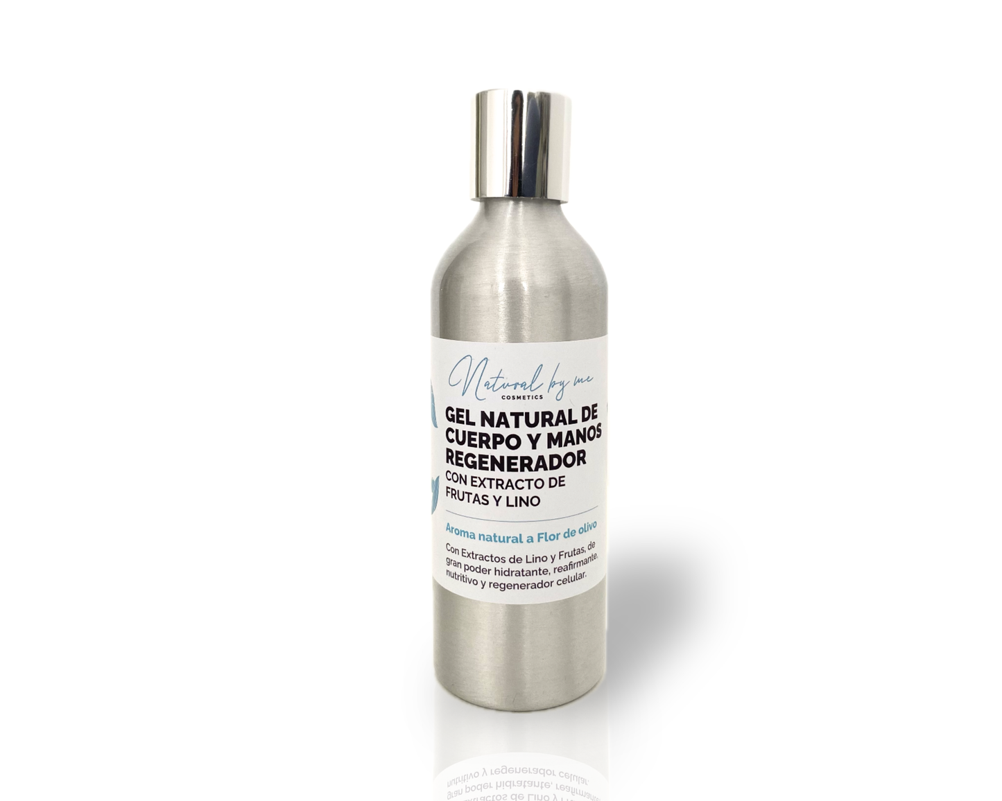 Gel Natural de Cuerpo y Manos Regenerador con Extracto de Frutas y Lino 200ml