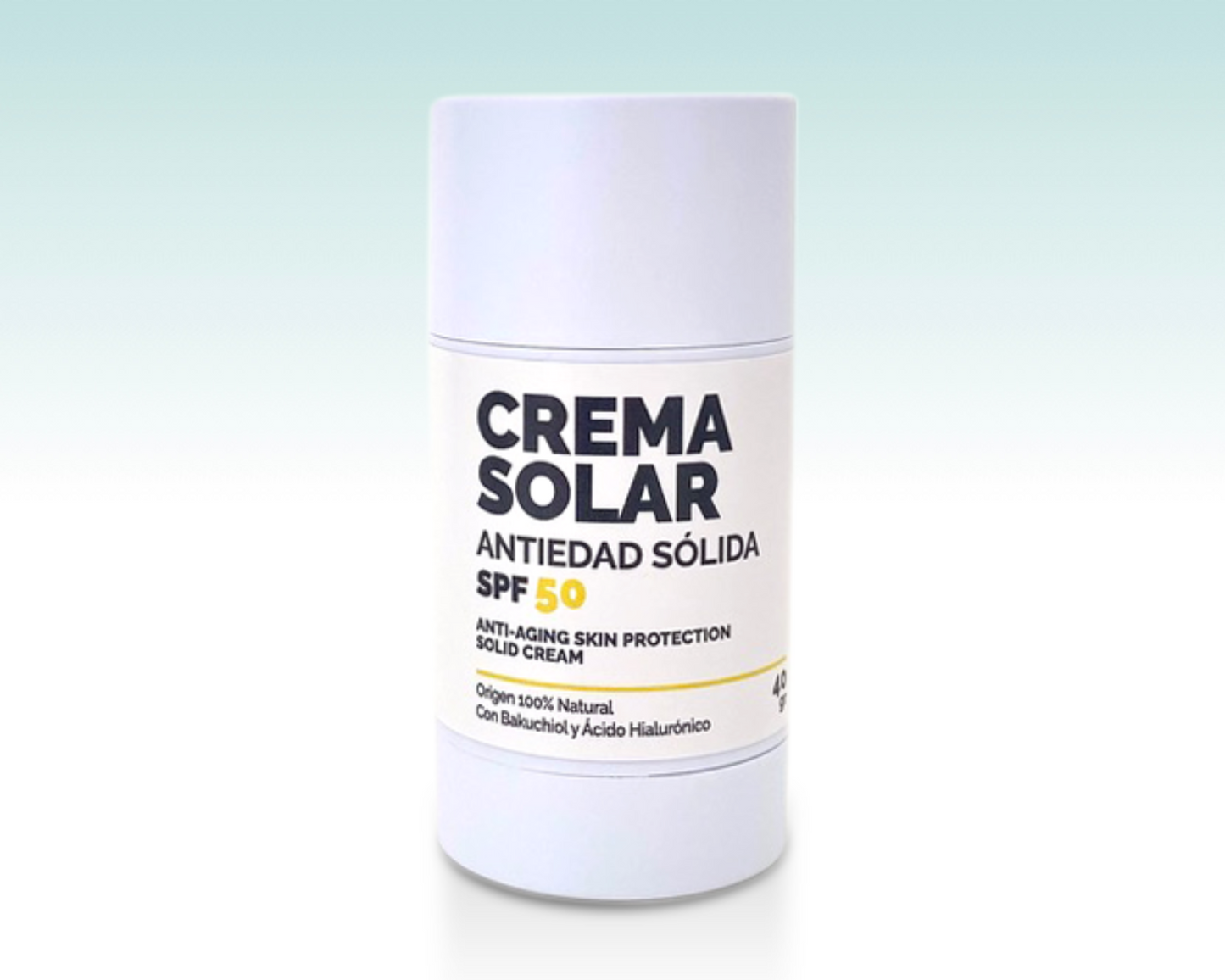 Crema Solar Antiedad Natural Sólida SPF50