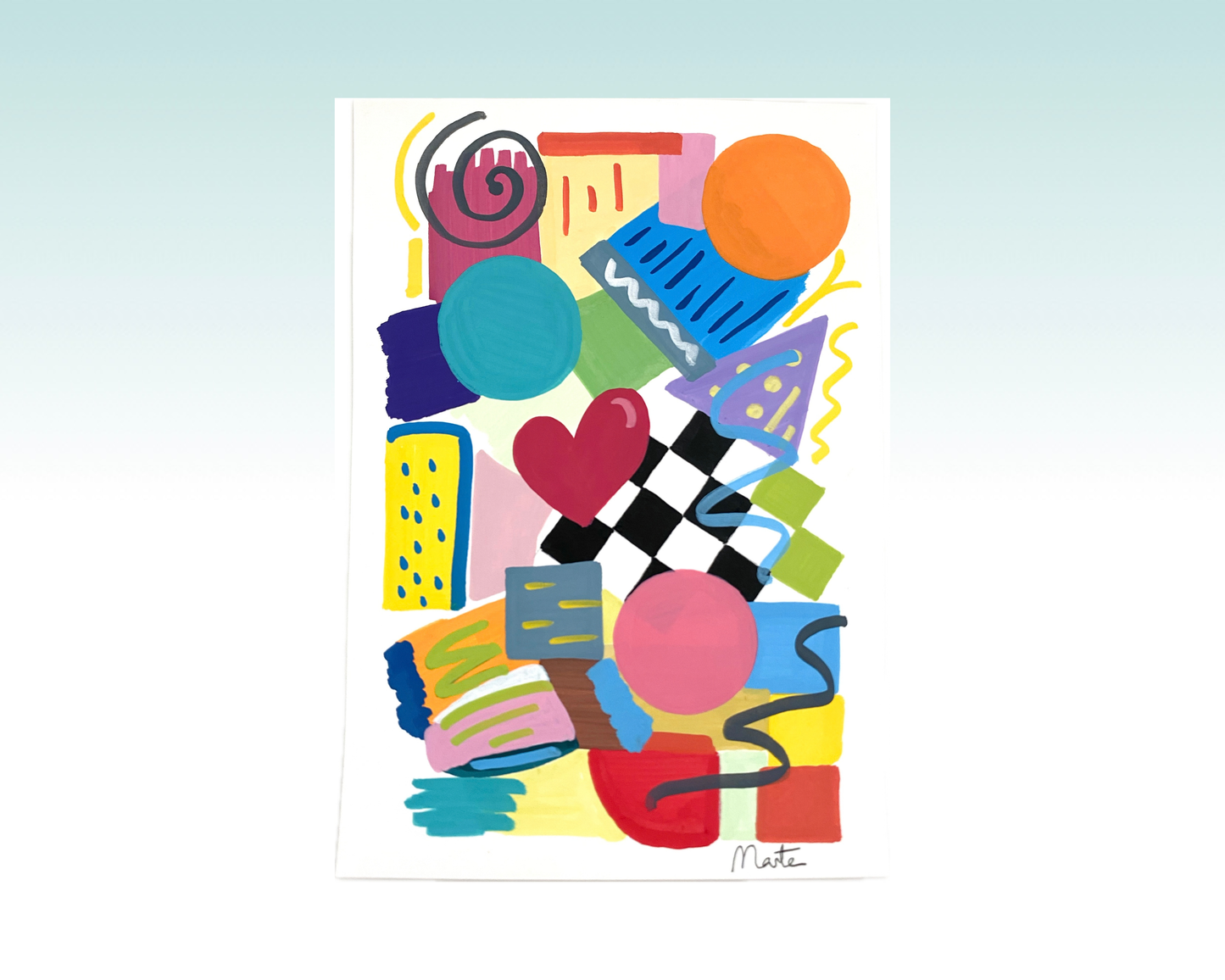 Lámina A5 "Corazón”
