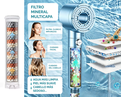 Ducha filtro mineral Natural by me