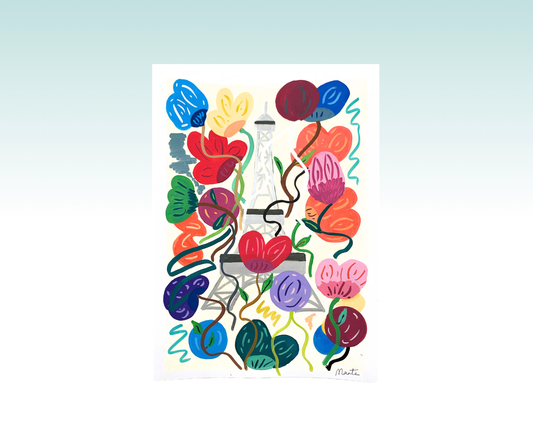 Lámina A4 "Primavera en París"