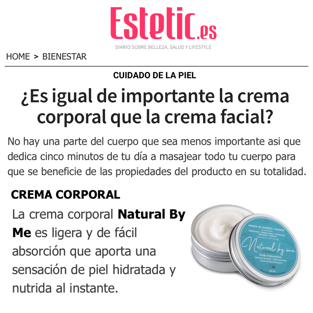Crema de Cuerpo para una piel tersa, nutrida y espectacular
