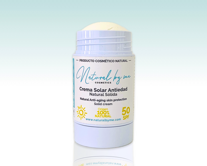 Crema solar antiedad sólida