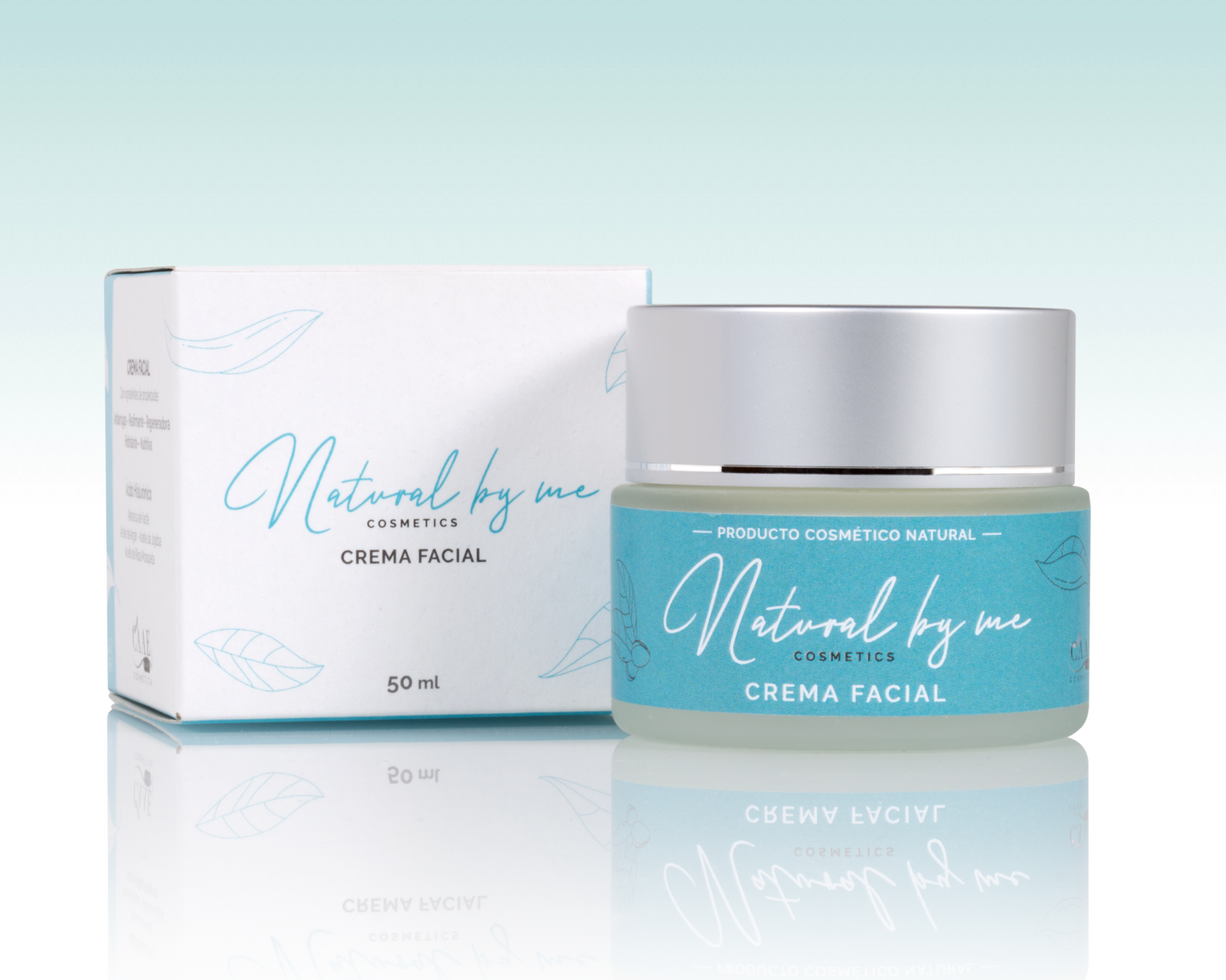 Crema facial Natural con Ácido Hialurónico Natural by me
